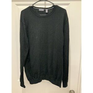Van Heusen Sweater XL Mens Long Sleeve Black